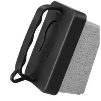 Чистящий камень для гриля, кирпичный скребок для барбекю, плавающий скребок для камня, щетка для удаления грязи с кухни для барбекю 10 7 4.5 cm чёрный