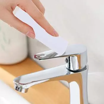 Чистящий ластик из нержавеющей стали, резиновый, бытовой, для кухни, ванной комнаты, для удаления ржавчины со стекла, подушечки для щеток без запаха, для сухой и влажной протирки, многофункциональный белый