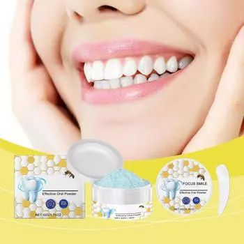 Чистящий порошок Care, бережно очищает зубы от пятен, желтый запах, долго сохраняющий свежесть One Size