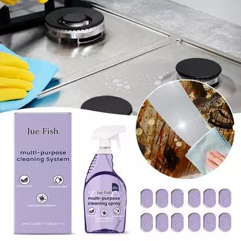 Чистящий спрей 360 градусов всесторонняя чистящая жидкость для кухни 120ml