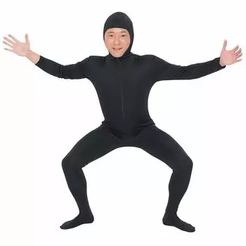 Чистые колготки для всего тела, эластичные, маскирующие лицо, M, черные [PURE]