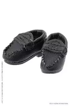 Чистые мокасины Neemo Wear II черные (для куклы) чёрный