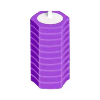 Чистые щетки с запахом лимона и лаванды, насадка для туалетной щетки, одноразовая сменная насадка для чистки унитаза 10pcs blue