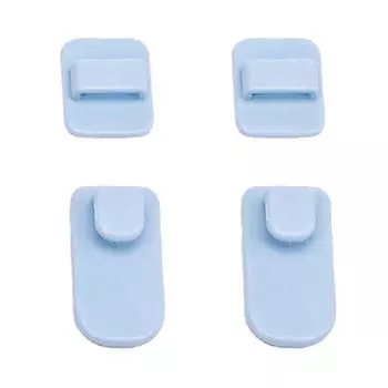 Чистые товары, 2 пары домашних крючков для дистанционного управления, держатель наклейки, самоклеящаяся настенная вешалка розовый