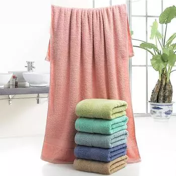 Чистый цвет банные полотенца хлопок лицо волосы полотенце мягкое впитывающее семейная ванная комната отель взрослые дети салфетка для ванной туалет 66x132cm