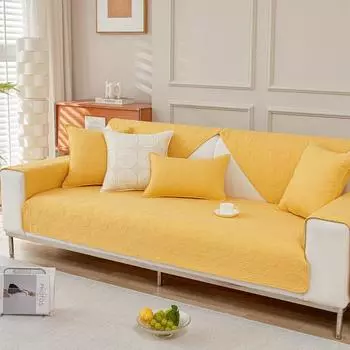 Чистый цвет, хлопковая подушка для дивана, универсальный чехол на четыре сезона, простой современный чехол для дивана, нескользящая подушка 70*70cm