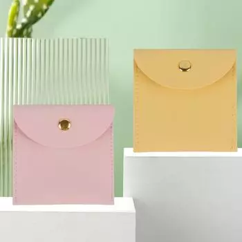 Чистый цвет Мини PU кожаный кошелек большой емкости ID держатель кредитных карт ювелирные изделия упаковка сумка дорожная хаки