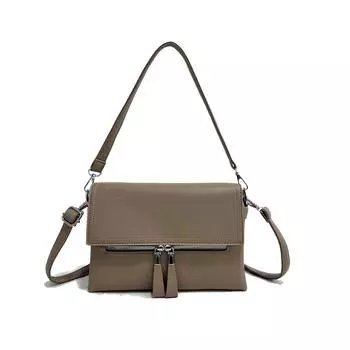 Чистый цвет одно плечо женская сумка модная сумка-мессенджер может вместить мобильный телефон кошелек (20cm<Max Length<30cm)