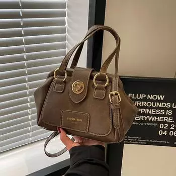 Чистый цвет, превосходное ощущение, модная сумка на клипсе со всеми видами женских сумок-тоут, вместительная сумка Boston