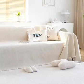 Чистый цвет, простой стиль, чехол для дивана, полотенце, ткань из синели, не царапающий чехол для дивана, универсальный чехол, высококачественный универсальный пылезащитный чехол 180*150cm