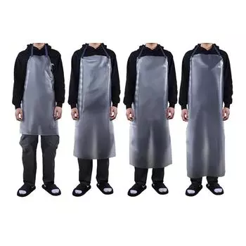 Чистый фартук из ПВХ для кухни, выпечки, готовки, против масла 100*65cm