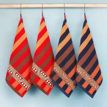 Чистый хлопок, большое квадратное полотенце для мытья лица, утолщенное, подвесное, квадратное, мягкое, впитывающее, безворсовое, для мужчин и женщин, для студентов 1pc