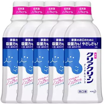 Чистый ополаскиватель для зубов x set [Kao] безалкогольный (600мл) 5 частей