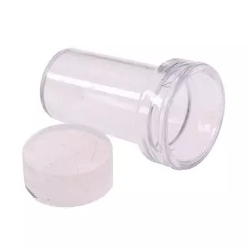 Чистый прозрачный желеобразный силиконовый штамп для ногтей скребок для штамповки ногтей штамповочный инструмент