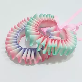 Чистый ручной постепенный переход воротника Seraf ложный воротник, детский ложный воротник, ложный воротник Elizabeth Circle разноцветные