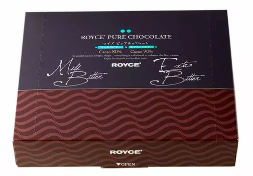 Чистый шоколад Mild Bitter Extra Bitter 40 штук ROYCE & (х 1)