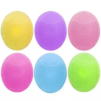 Чистый силиконовый шампунь для лица, щетка для душа, ванна, очищающее средство для лица небесно-голубой