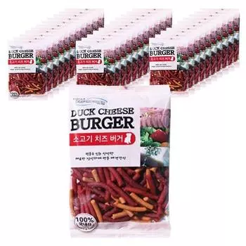 Чизбургер Pet the Man 100г, говядина, 30 шт., Корейский шампунь для домашних животных