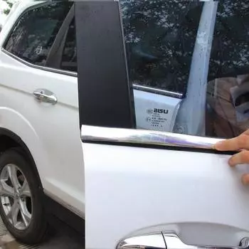 CHIZIYO 15 м серебристая автомобильная хромированная декоративная лента для молдинга отделочная лента для самостоятельной защиты автомобиля от царапин 6mm серебряный