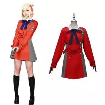 Chizuku Nishikiki Косплей Lycoris Recoil Косплей Униформа Маскировка Костюм Такина Иноуэ Косплей Костюм Боевая Униформа Одежда для поддержки Lycoris Recoil