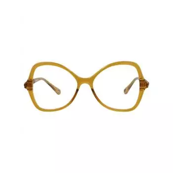 Chlo Cat Eye Frame Bio Injection Optical Frames Yellow Yellow Transparent One Size