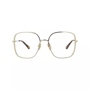 Chlo квадратная оправа металлическая оптическая оправа золото золото прозрачный One Size