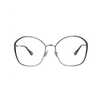 Chlo квадратная оправа металлические оптические оправы синий синий прозрачный One Size