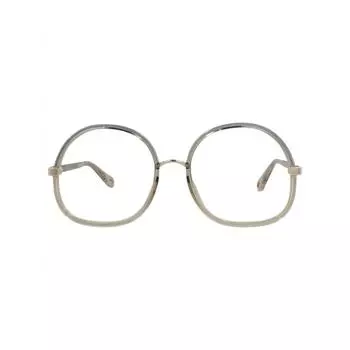 Chlo Round Frame Injection Optical Frames Grey Grey Transparent One Size