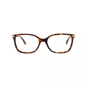 Chlo Square Frame Bio Acetate Optical Frames Havana Gold Transparent One Size