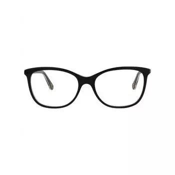 Chlo Square Frame Bio Acetate Optical Frames Black Black Transparent One Size