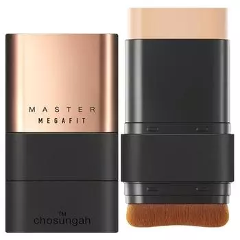 Cho Seong-ah TM Mega Fit Stick Foundation Master SPF50+ PA++++ 16 г, без сияния. 01 Светло-бежевый, 1 шт.