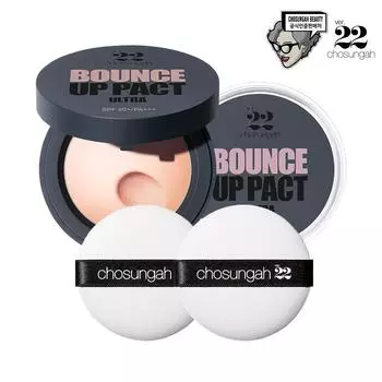 Cho Seongah 22 Bounce Up Pact Ultra Original + Refill Set, No. 2 Sand Beige, 1 set