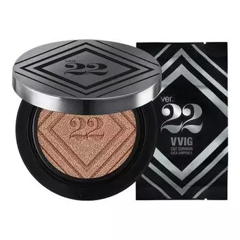 Cho Seongah 22 C&T King Cushion Cica Ampoule + Refill Set SPF50+ PA++++, No. 2 Sand Beige, 1 set