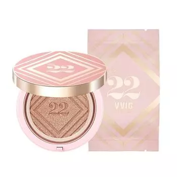 Cho Seongah 22 C&T King Cushion Original + Refill Set SPF50+ PA++++, Rose Ampoule No. 2 Sand..., 1 set