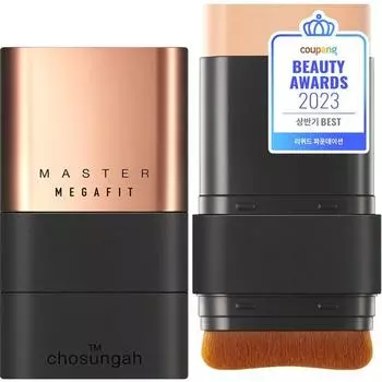 Cho Sung -A TM Megapit Stick Foundation Master SPF50+PA++++ 16г, Glow 01 Light Beige, 1 популярная корейская косметика