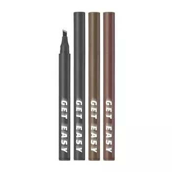 Cho Sungah Get Easy Tattoo Brow Pen 4-точечная вилочная кисть, пепельно-коричневый, 1 шт.