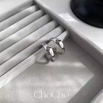 Chocho/Super Texture Cold Style Simple Bracelet Earrings Niche Design Fancy Ear Studs Earrings Female 925 Silver Needle Silver 925 silver needle