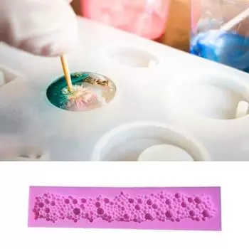 Форма для шоколада, легко моющаяся, в форме пузырьков, прочная, декоративная форма для шоколада для шеф-повара