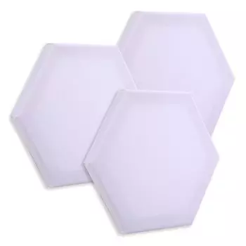 Chocople Canvas Canvas Board Mini Canvas Art Supplies Painting Watercolor Oil Painting Hexagon Set of 3 Diameter (Hexagon 30cm)
