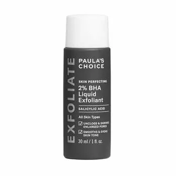 Choice Skin Perfecting BHA салициловая кислота жидкий эксфолиант для лица отшелушивающий пилинг борется с прыщами расширенными порами жирной кожи, склонной к акне 30 мл Paula s 2%