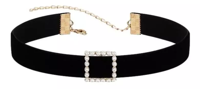 Чокер «Черный квадрат» TU прозрачный