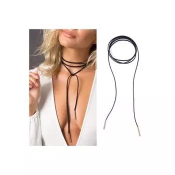 Чокер из черной веревки