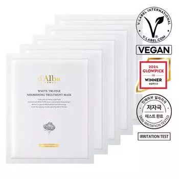 [Chom Chom Moisture Pack] Питательная лечебная маска Dalba, 5 листов