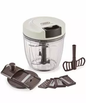 Chopper No power required Manual 7WAY Chopping Chopper Blender Slicer Thinly sliced Thinly sliced Thinly sliced Thinly sliced Shredded Grated Stylish