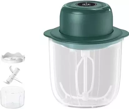 Chopping food chopping electric baby food radish garlic 1000ml USB washable vegetable cooking utensil set mincing for home use machine, chopper,