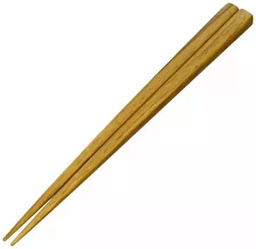 Chopsticks Chestnut Painted Extra Thick Chopsticks Chestnut Tanaka-hashi 23.5cm Wakasa Chopsticks 23.5cm