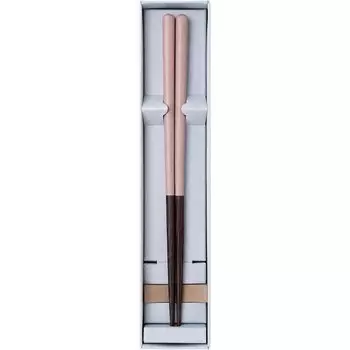 Chopsticks Dishwasher Safe Natural Wood Chopstick Rest Set Unisex HASHIKURA SEASON 01 Wenge Octagon Twilight Light Purple Made in Japan 22.5cm G-81109