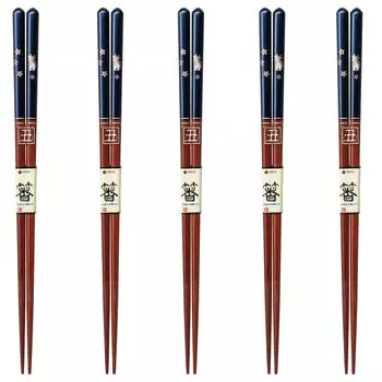 Chopsticks Set of Dishwasher Made in Japan J-kitchens 5, Material Wood, Safe, PID3484,