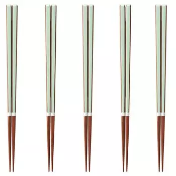 Chopsticks Set of Dishwasher Made in Japan J-kitchens 5, Material Wood, Safe, PID3637,