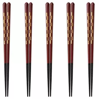 Chopsticks Set of Dishwasher Made in Japan J-kitchens 5, Material Wood, Safe, PID2180,